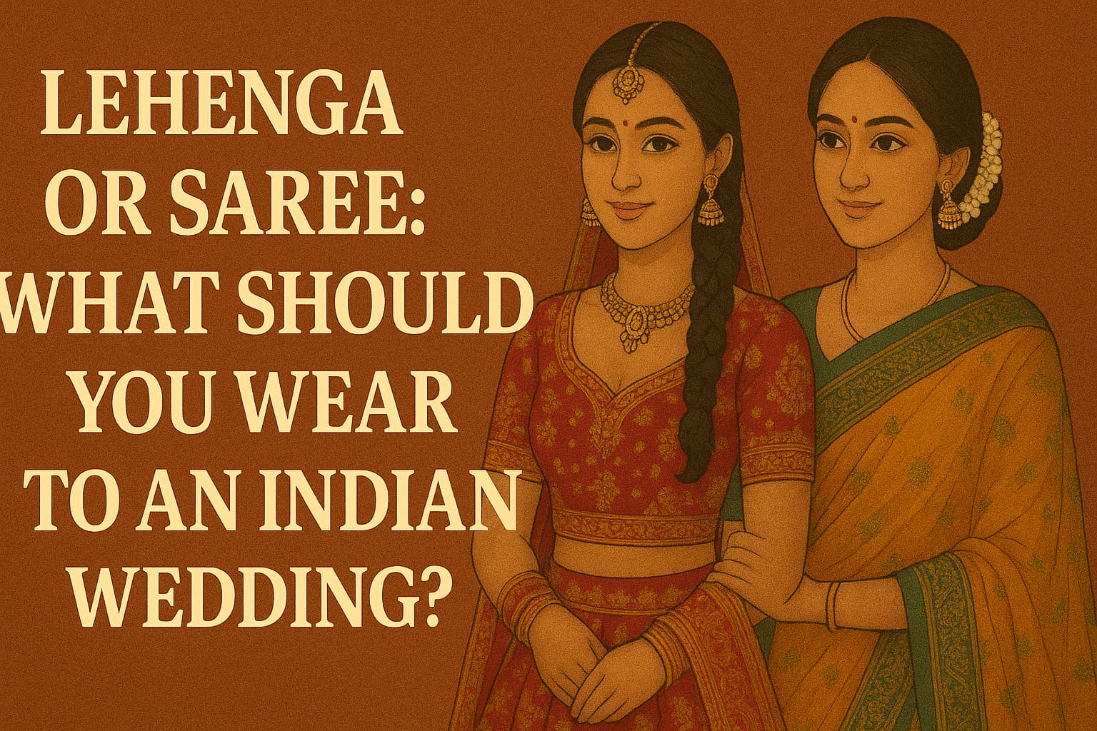 Lehenga or Saree What Should You Wear to an Indian Wedding