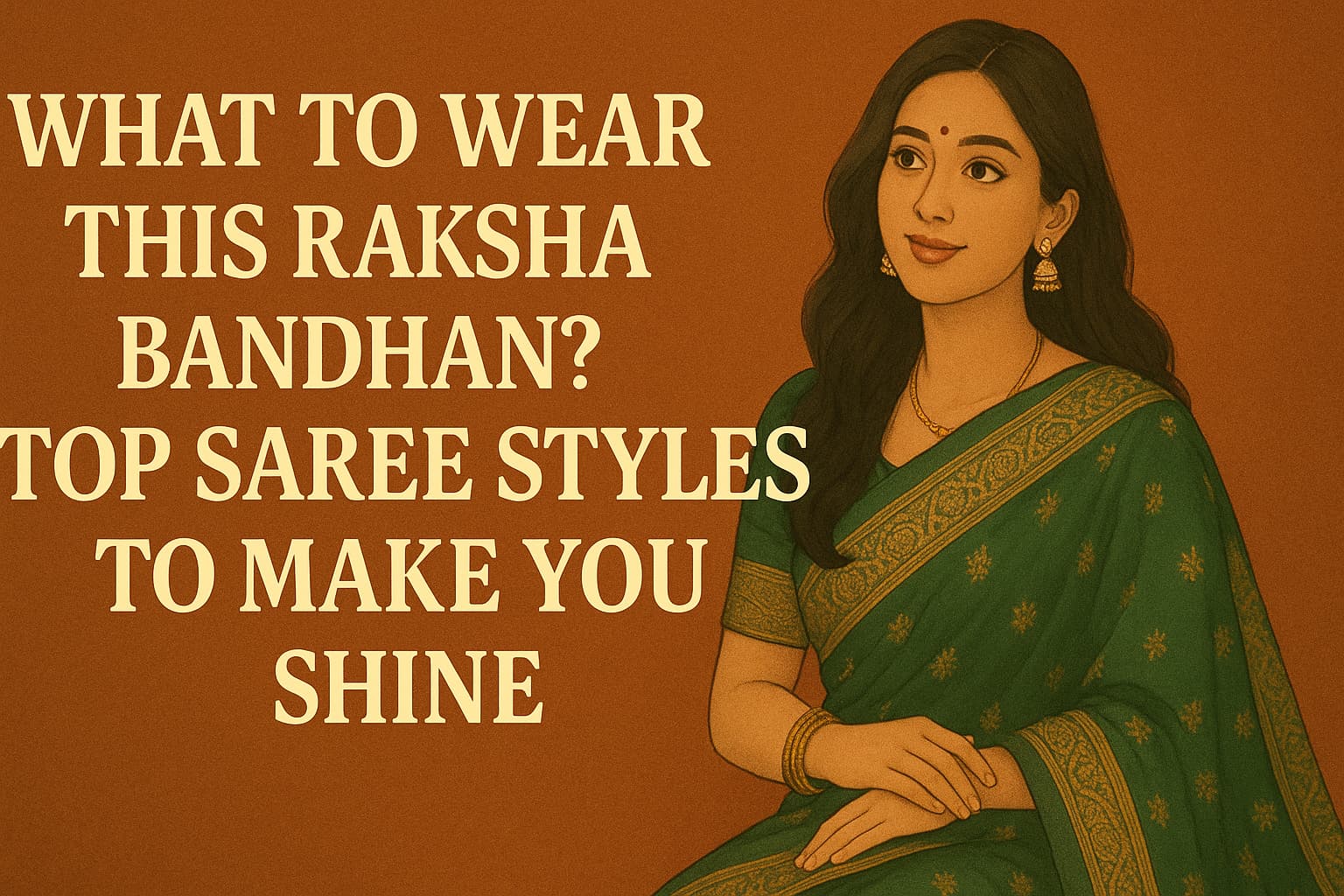 What to Wear This Raksha Bandhan? Top Saree Styles to Make You Shine
