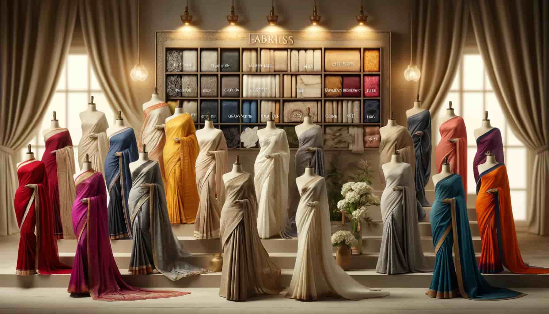 Types of Saree Fabrics