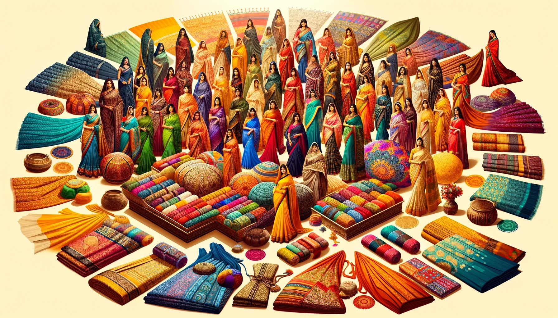 A Comprehensive Guide to 15 Different Types of Sarees Across India