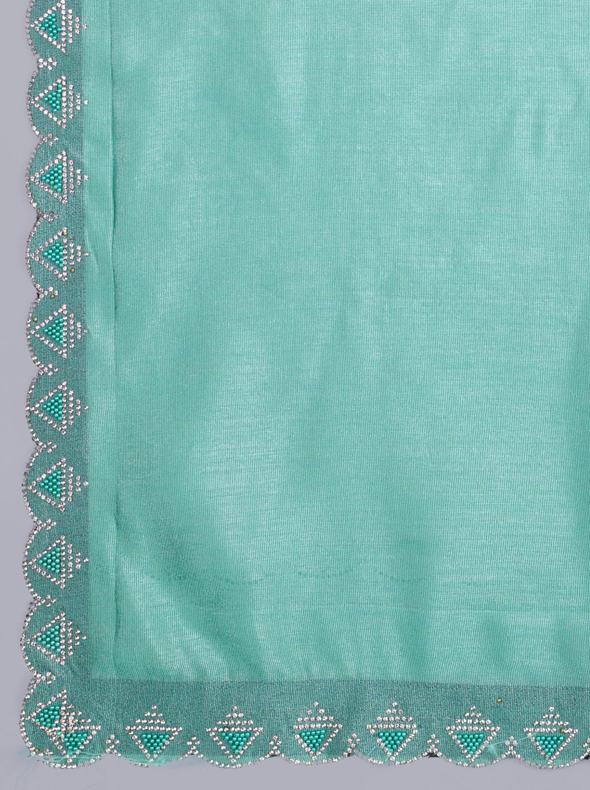 Turkish Blue Party Premium Light Weighted Designer Saree - TrendOye