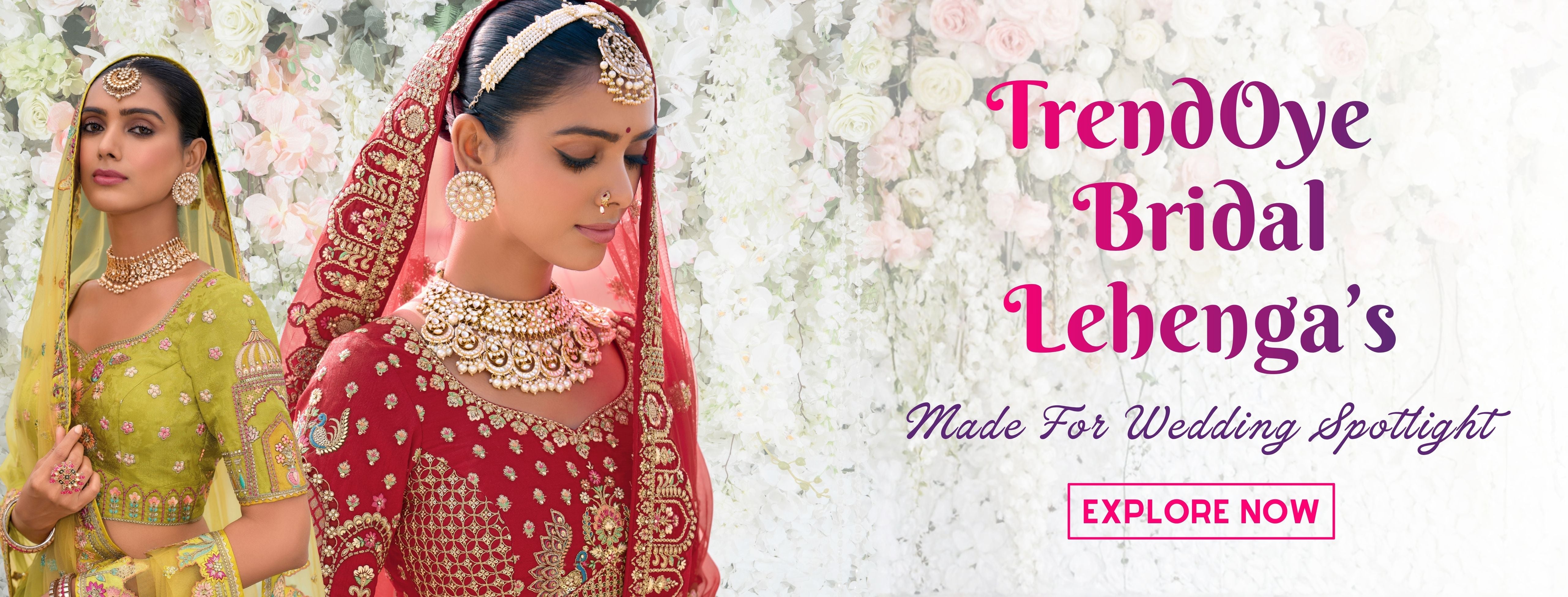bridal-wedding-lehenga - trendoye