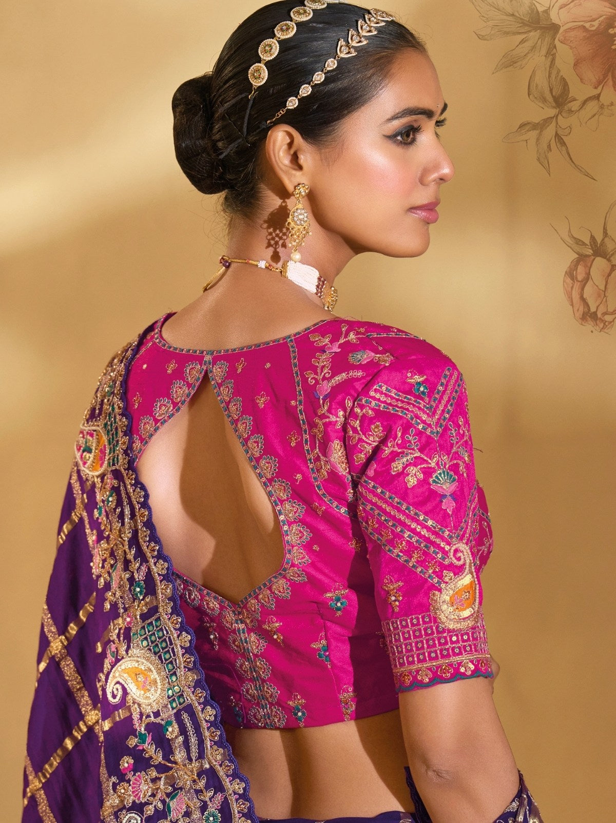 Grape Jelly Purple Elite Soft Silk Saree With Zari Work
