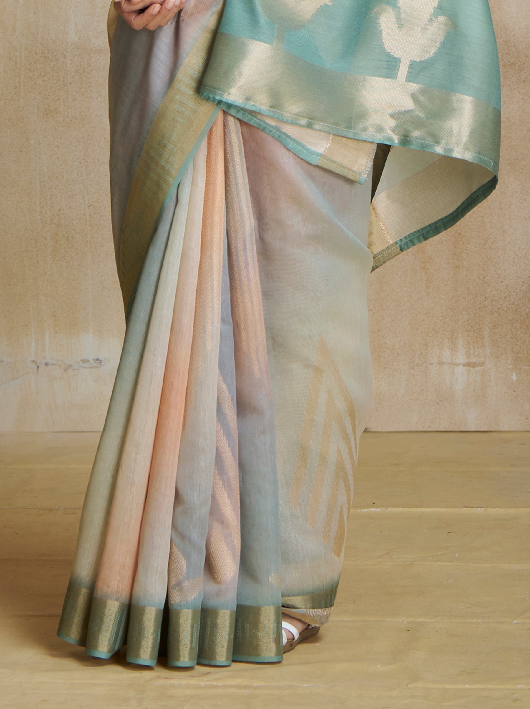 Plum Purple Celebration Saree - TrendOye