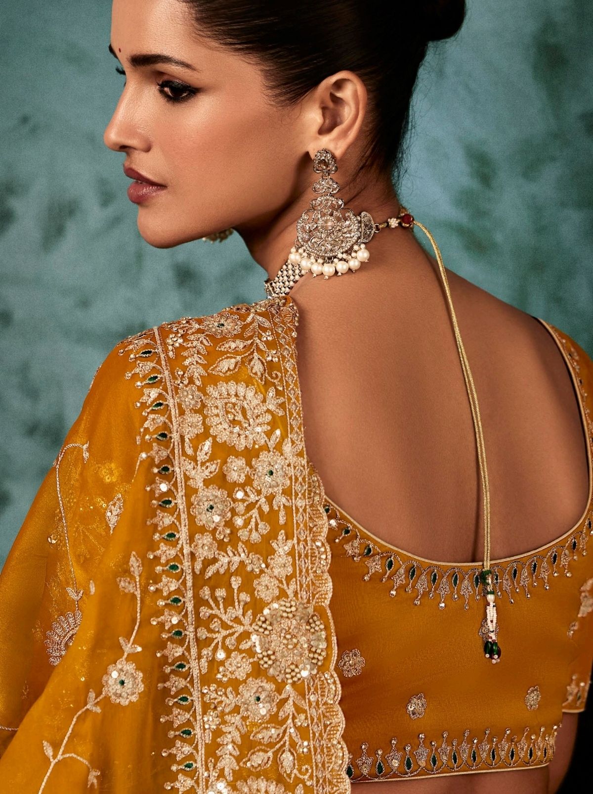 Cyber Yellow Premium Fancy Silk Saree With Blouse Piece