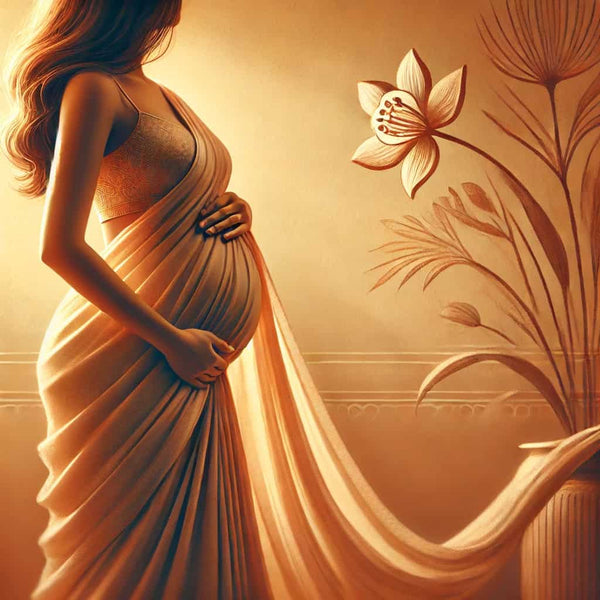 How to Wear a Saree During Pregnancy