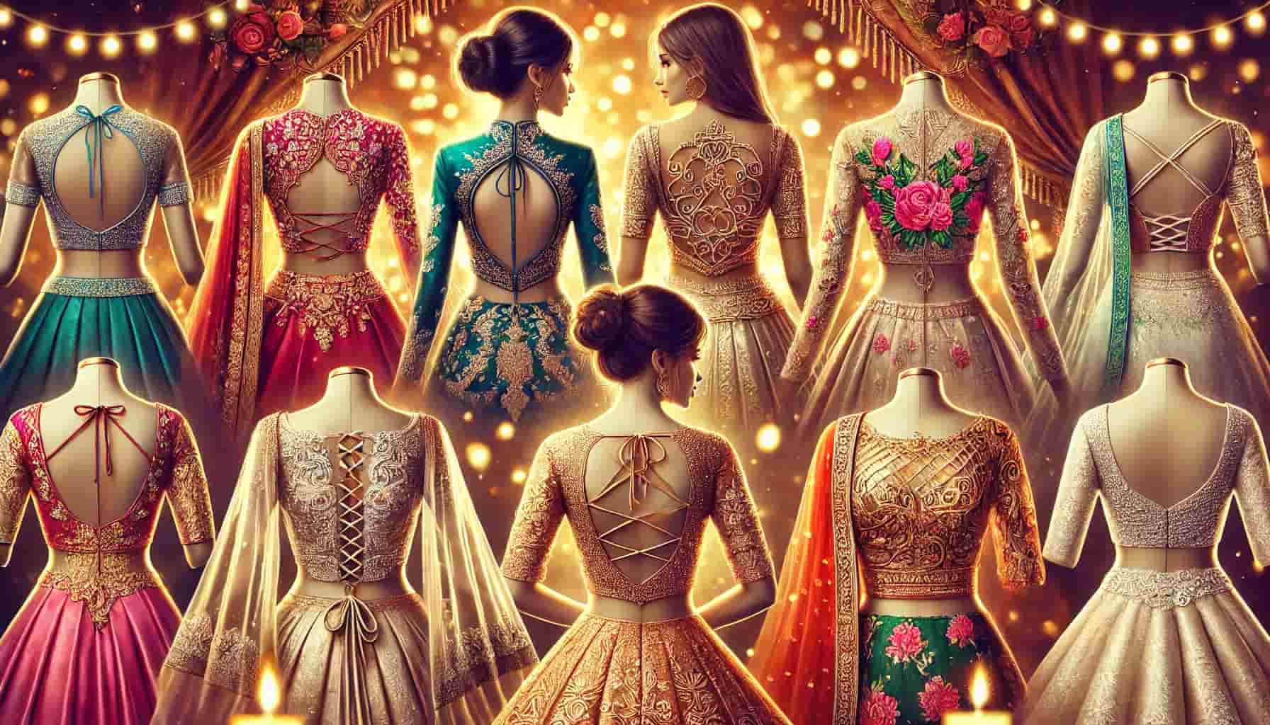 Top 10 Wedding Blouse Back Designs 