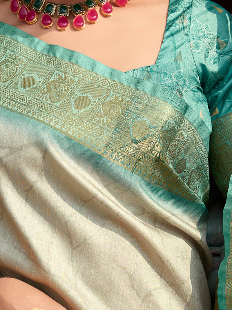 Powder Blue Celebration Saree