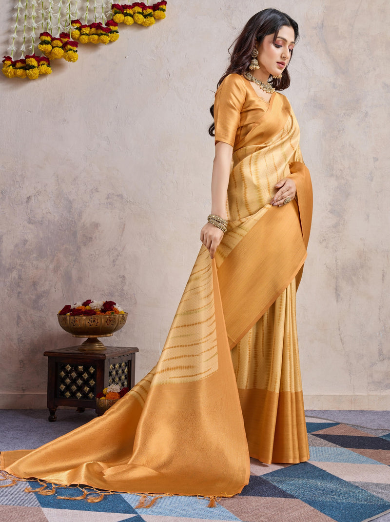 Golden Celebration Saree