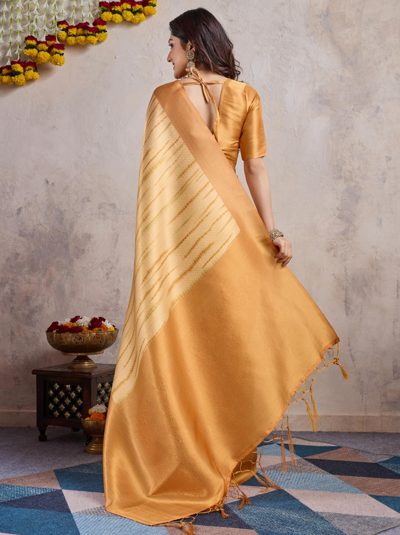 Golden Celebration Saree