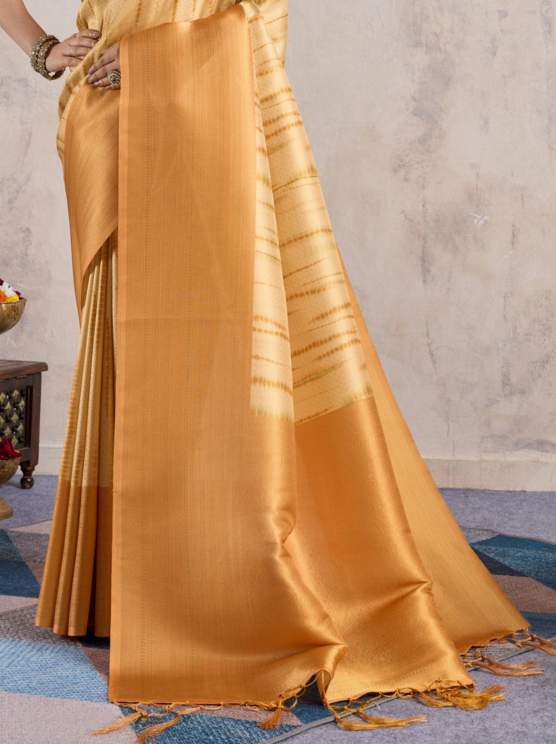 Golden Celebration Saree