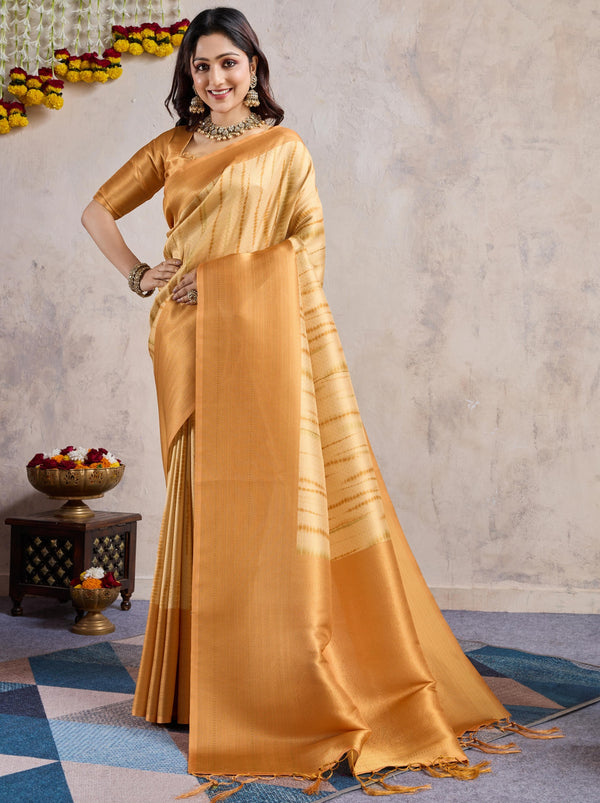 Golden Celebration Saree