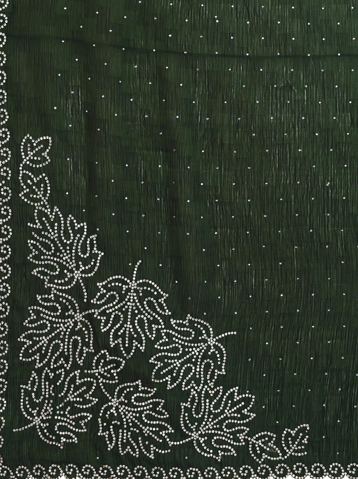 Sacramento Green Fancy Premium Party Designer Saree - TrendOye