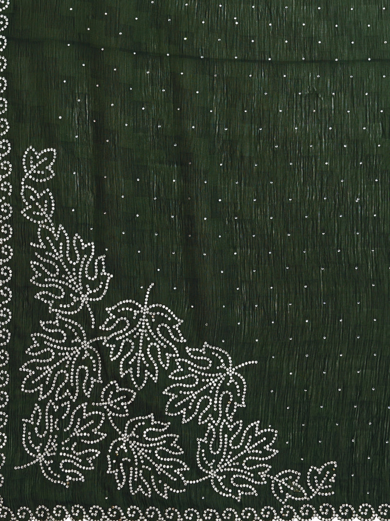 Sacramento Green Fancy Premium Party Designer Saree