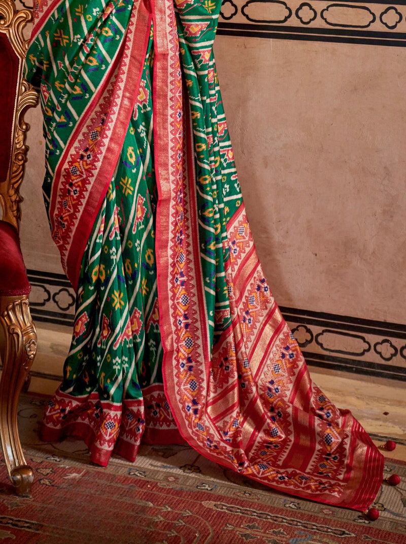 Sacramento Green Wedding Party Designer Saree