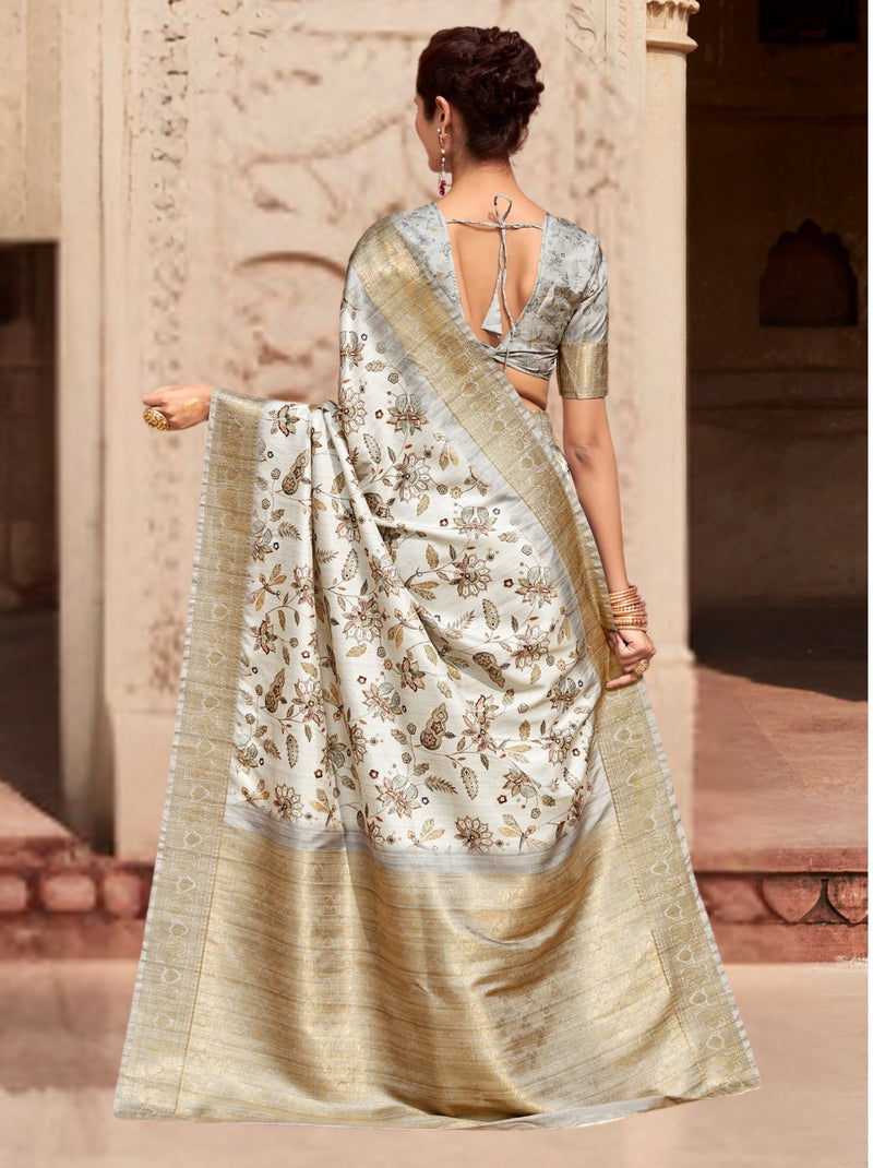 Harbor Gray Celebration Saree