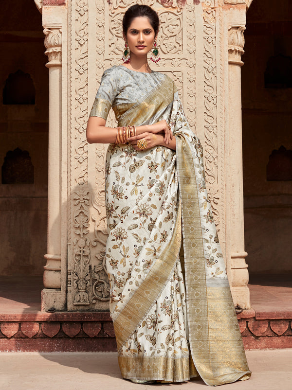 Harbor Gray Celebration Saree