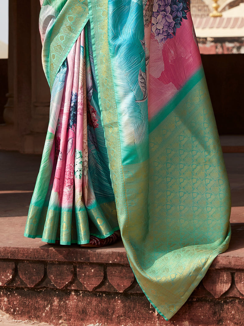 Multicolor Celebration Saree