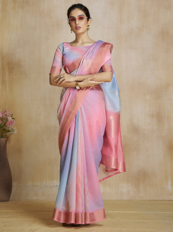 Light Pink Celebration Saree