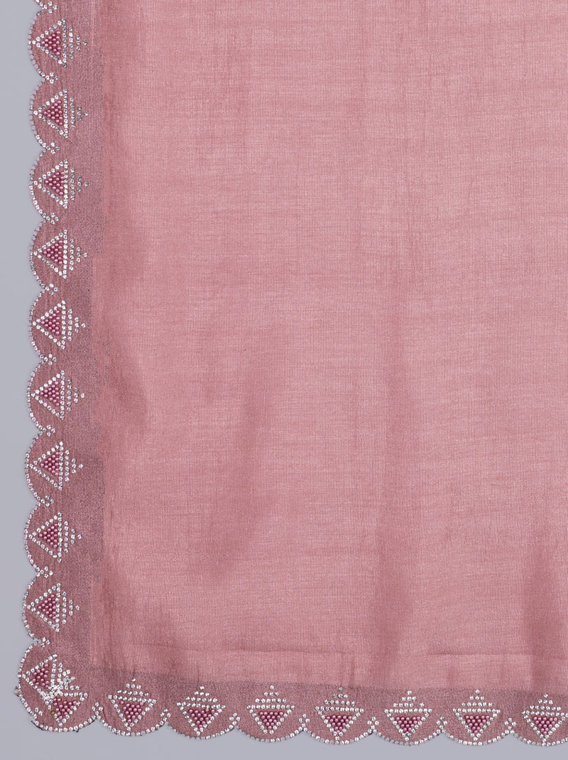 Thulian Pink Party Premium Designer Saree