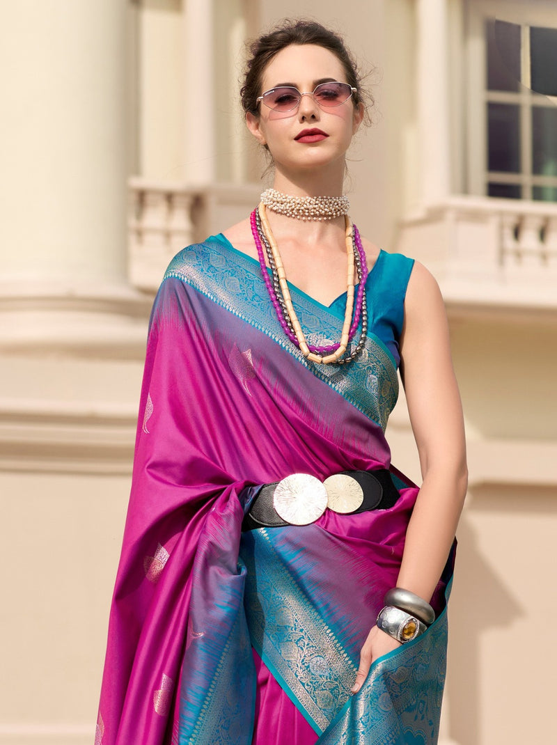 Lollipop Purple Celebration Saree