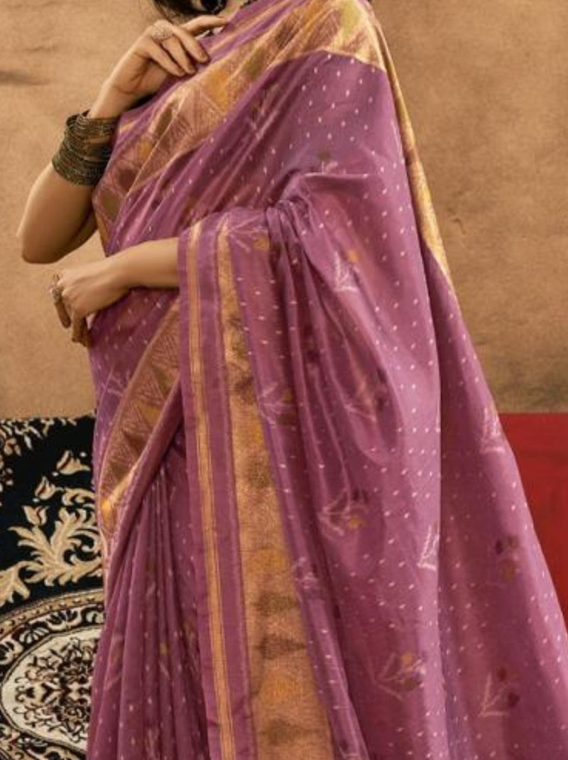 Fandango Violet Celebration Saree