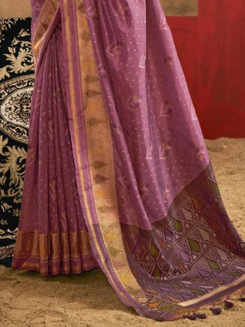 Fandango Violet Celebration Saree