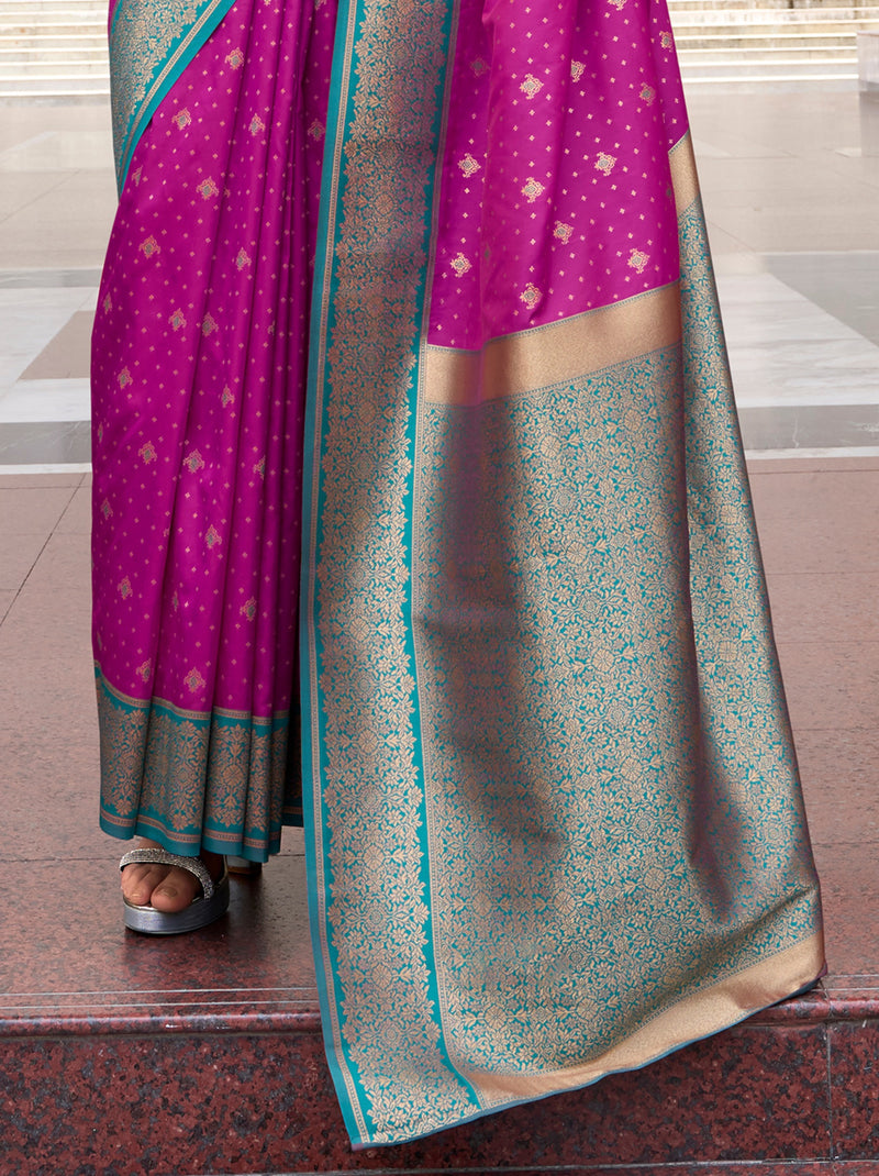 Fandango Violet Festive Saree