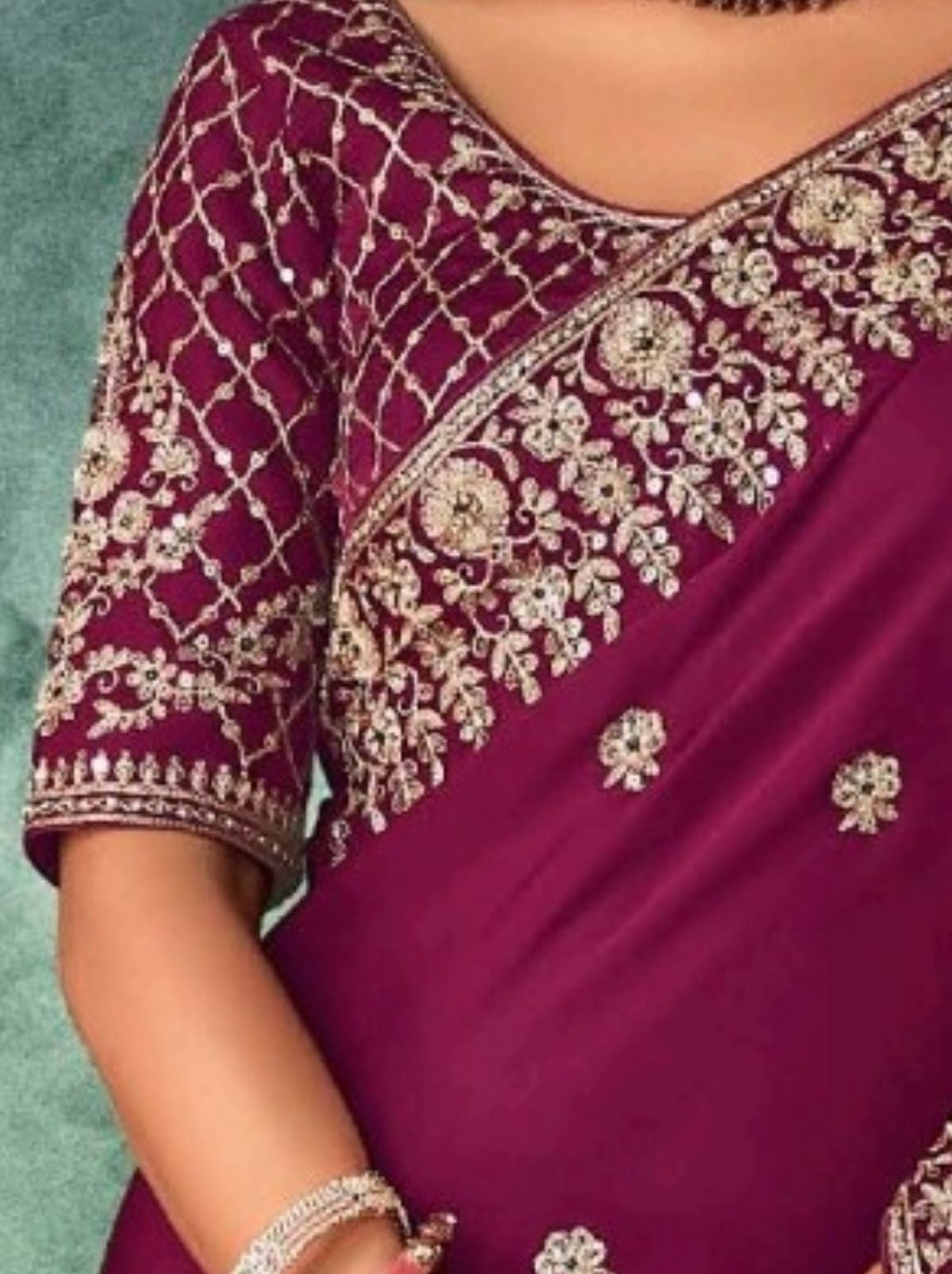 Wine Purple Premium Soft Satin Silk Saree With Tassels