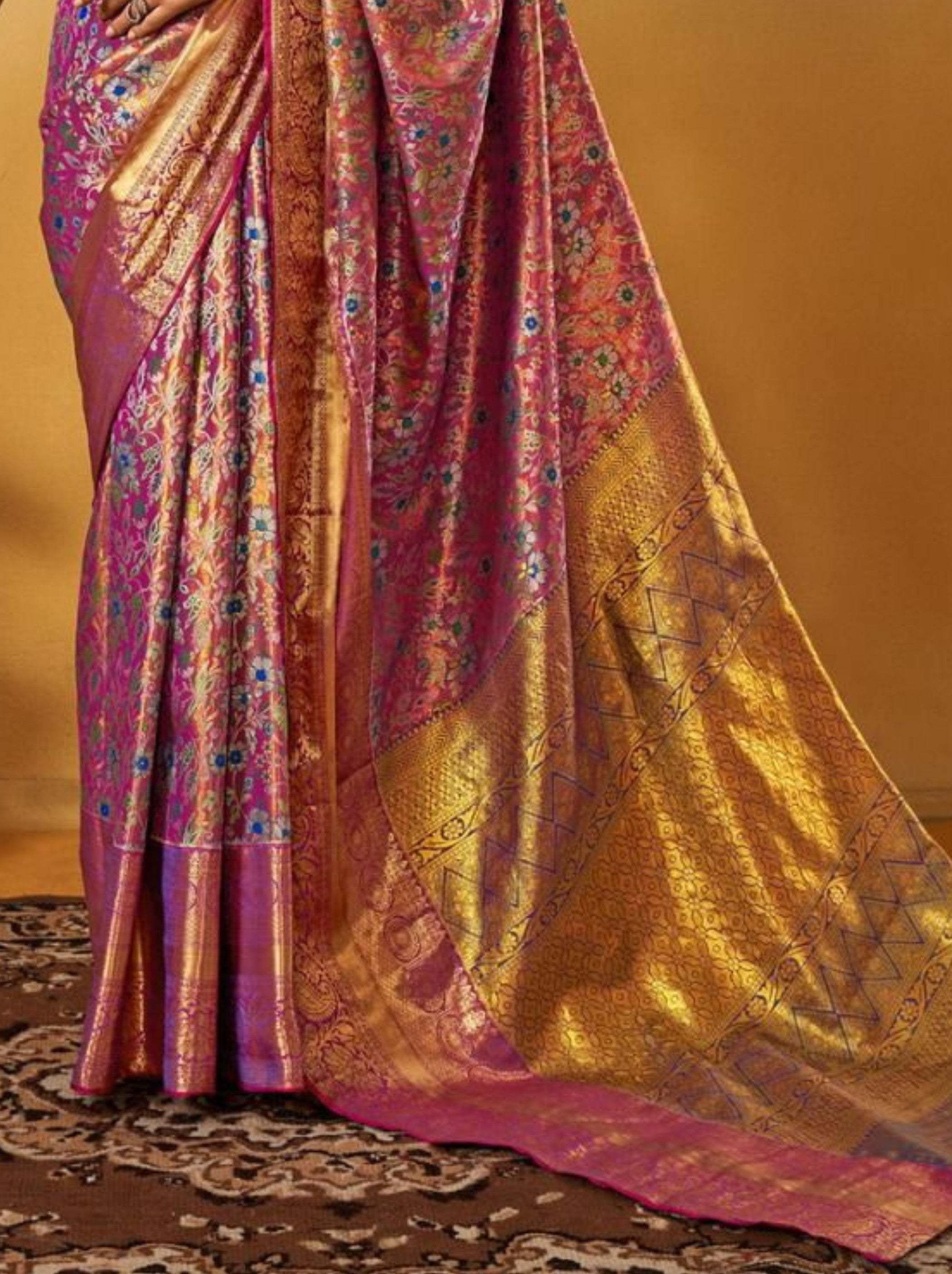 Fandango Purple Party Designer Saree - TrendOye