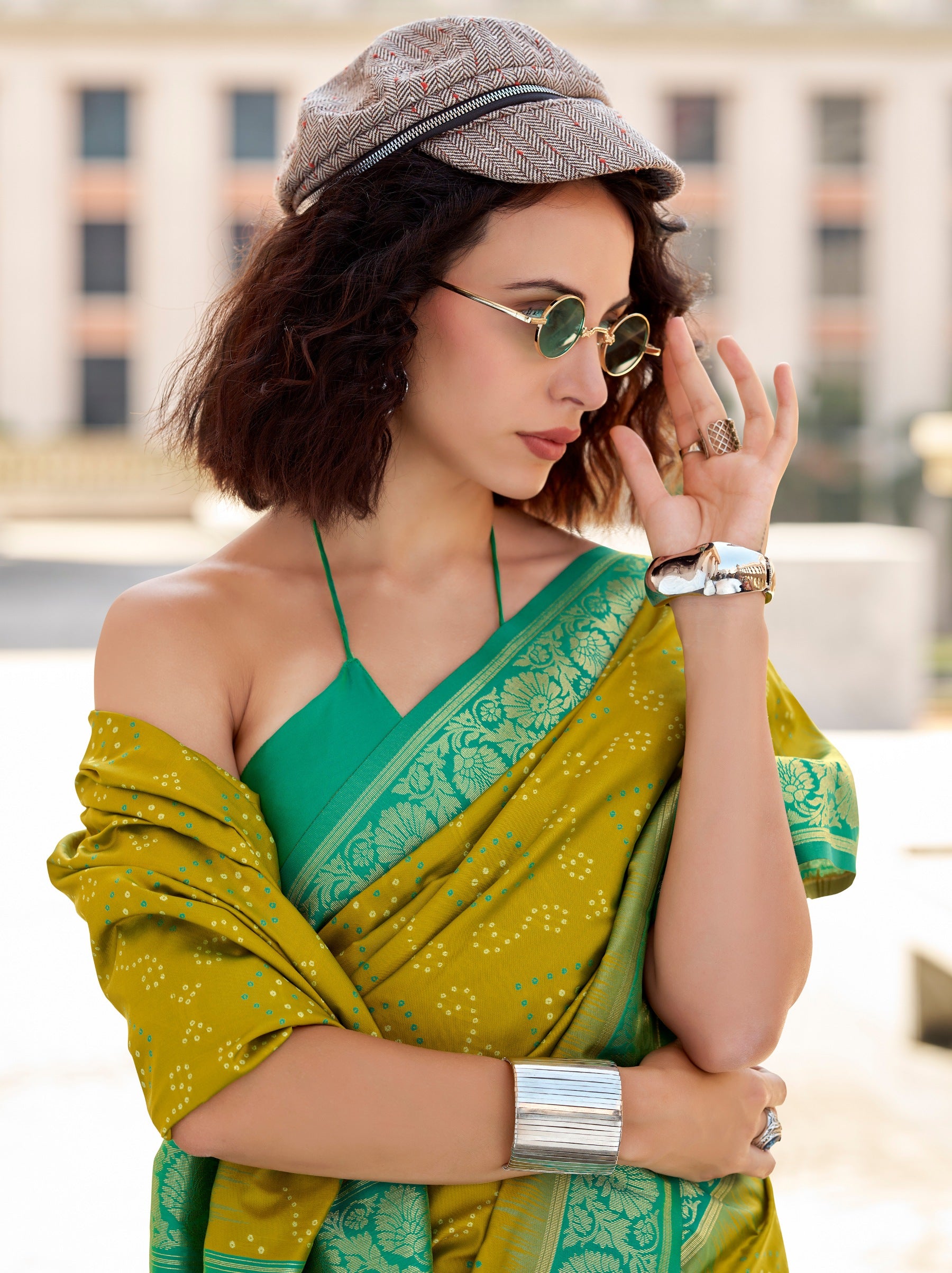 Corn Yellow Luxurious Soft Silk Festive Saree - TrendOye