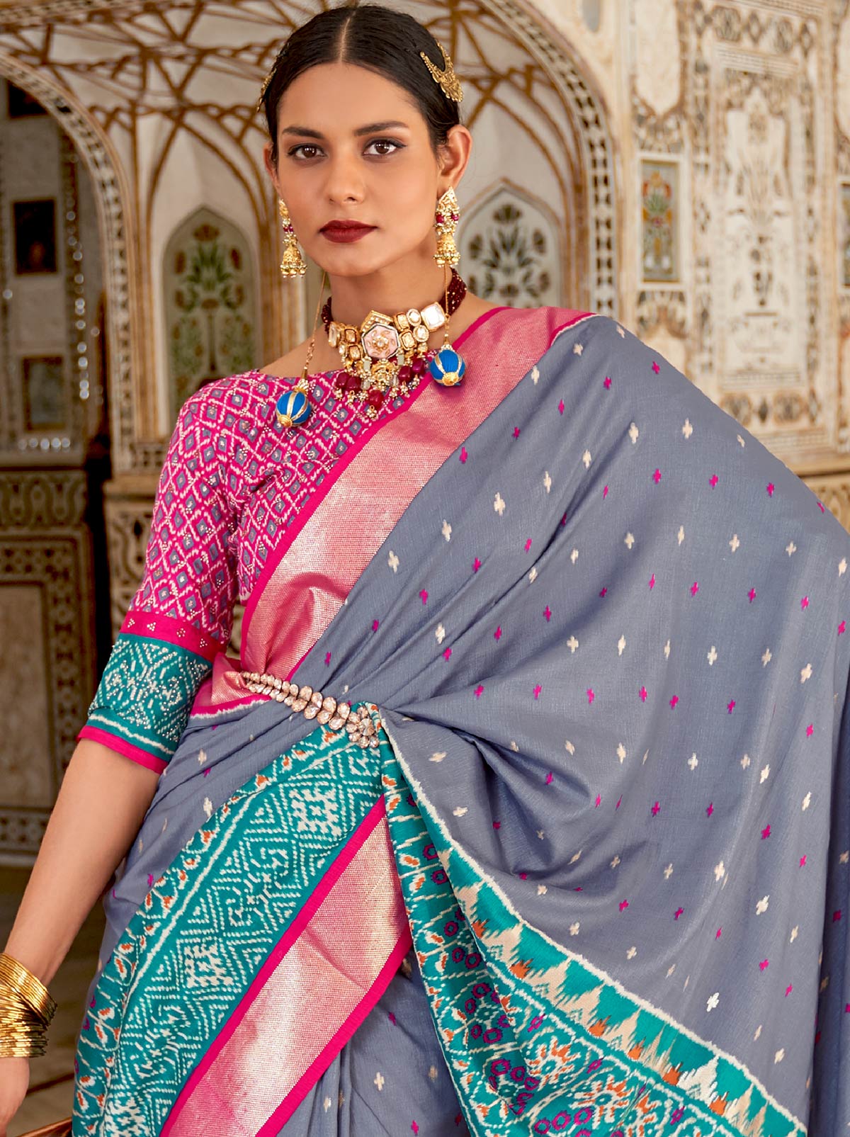 Classic Grey TrendOye With Zari Work Detailing - TrendOye