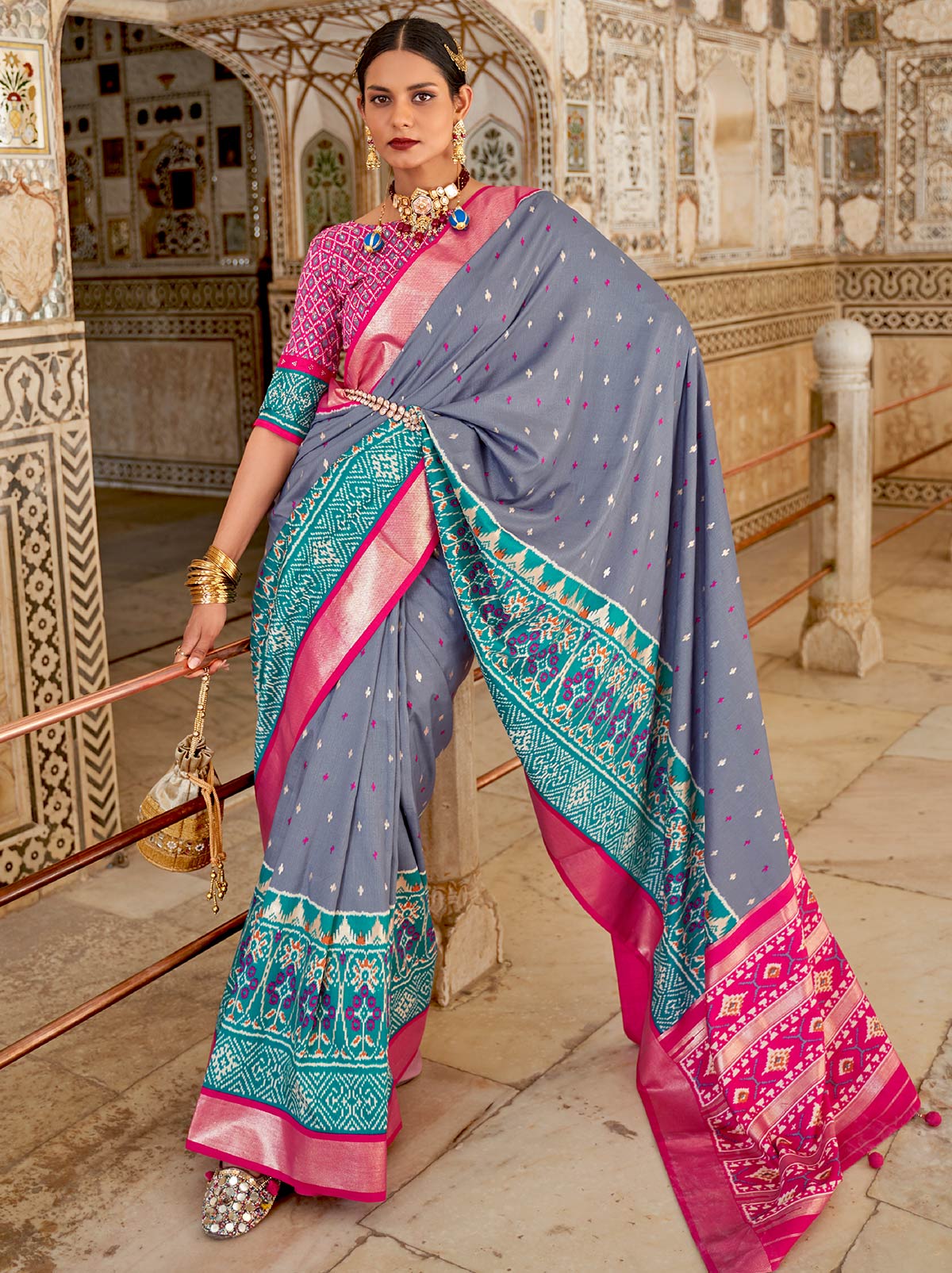 Classic Grey TrendOye With Zari Work Detailing - TrendOye
